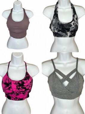 Women’s Mixed Color Sports Bras Bundle Size Small